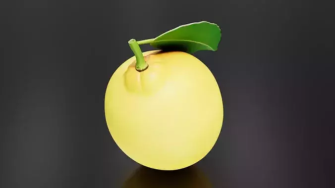 Lemon 01 3D print model 3