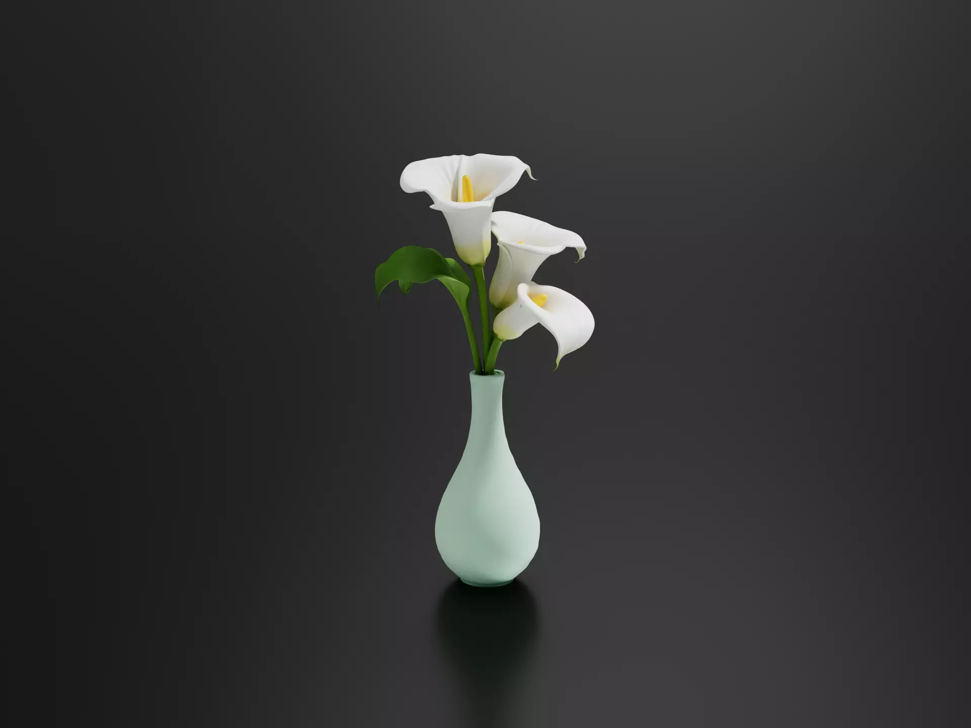 lily flower 01 3D print model