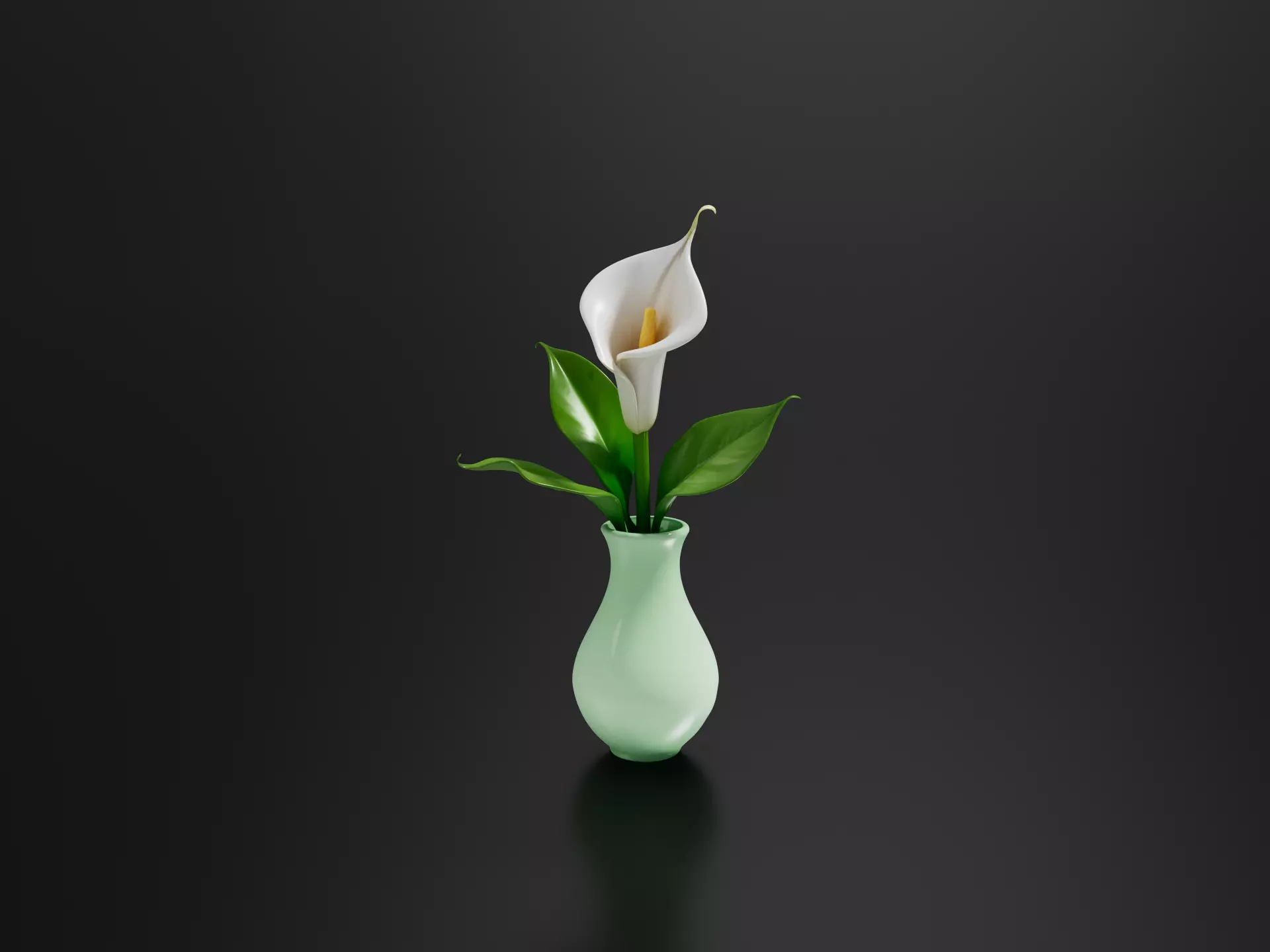lily flower 02 3D print model