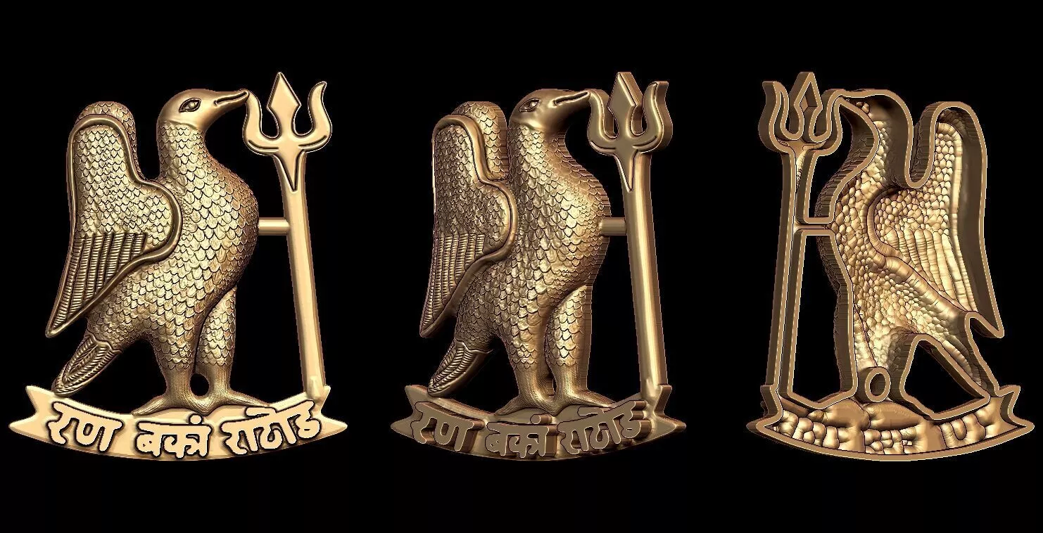 RAN BANKA RATHORE SYMBOL AND ROYAL RAJPUT Engraved 3D print model