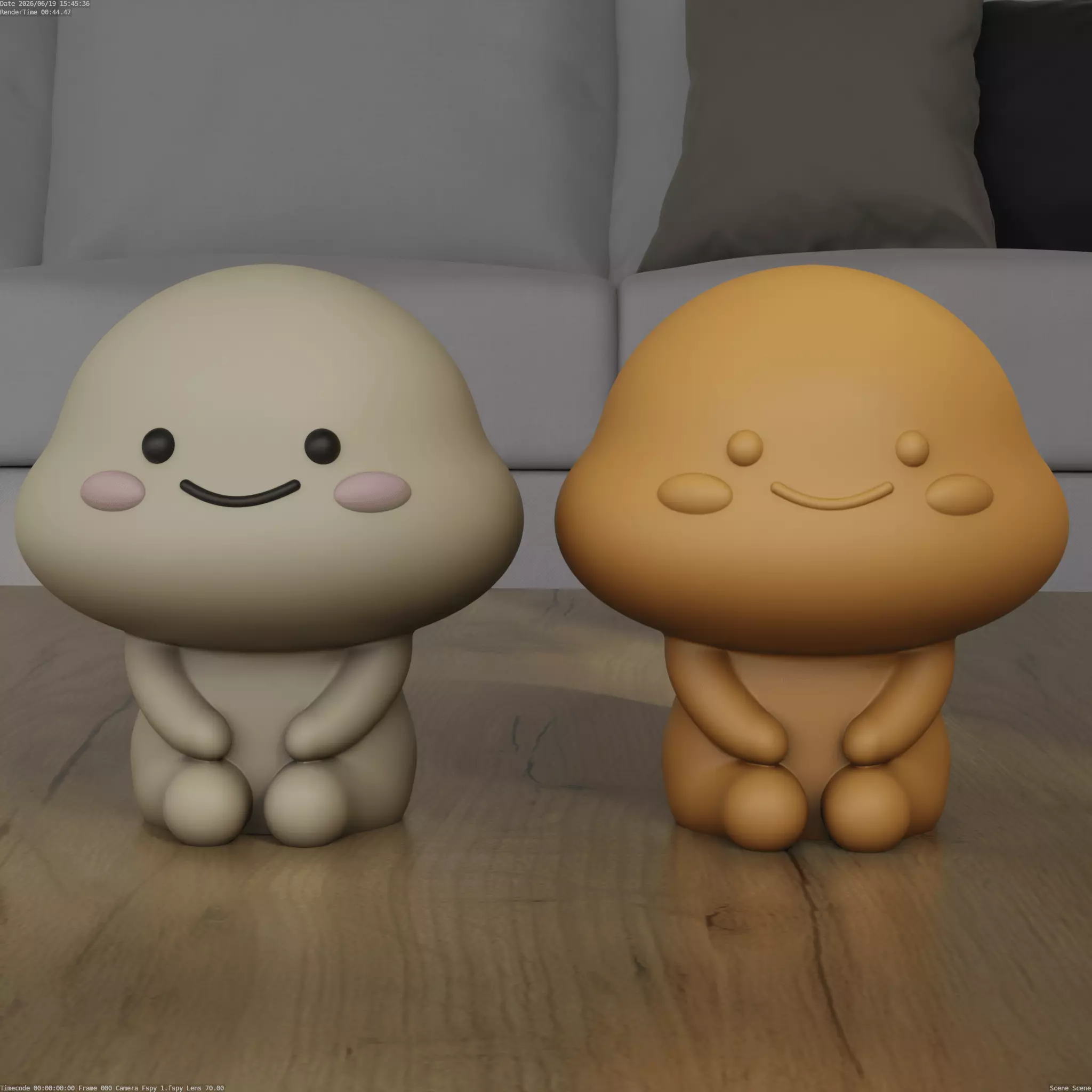 Cute Desk Buddy STL 3D Print File for Office and Home 3D print model
