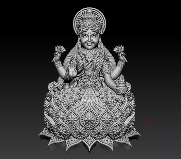 Laxmi Mata 3D print model 3D print model