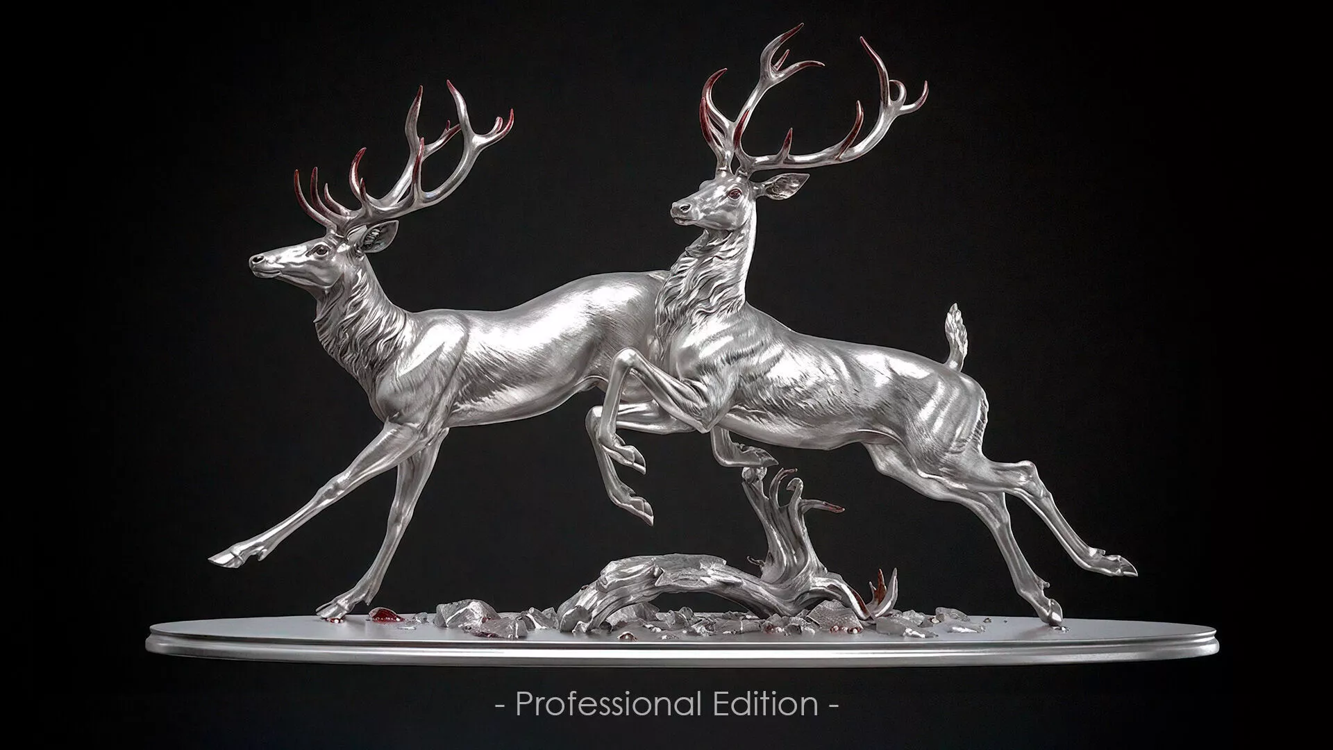 the Deer - 3D Model Multi-Part Edition 3D print model