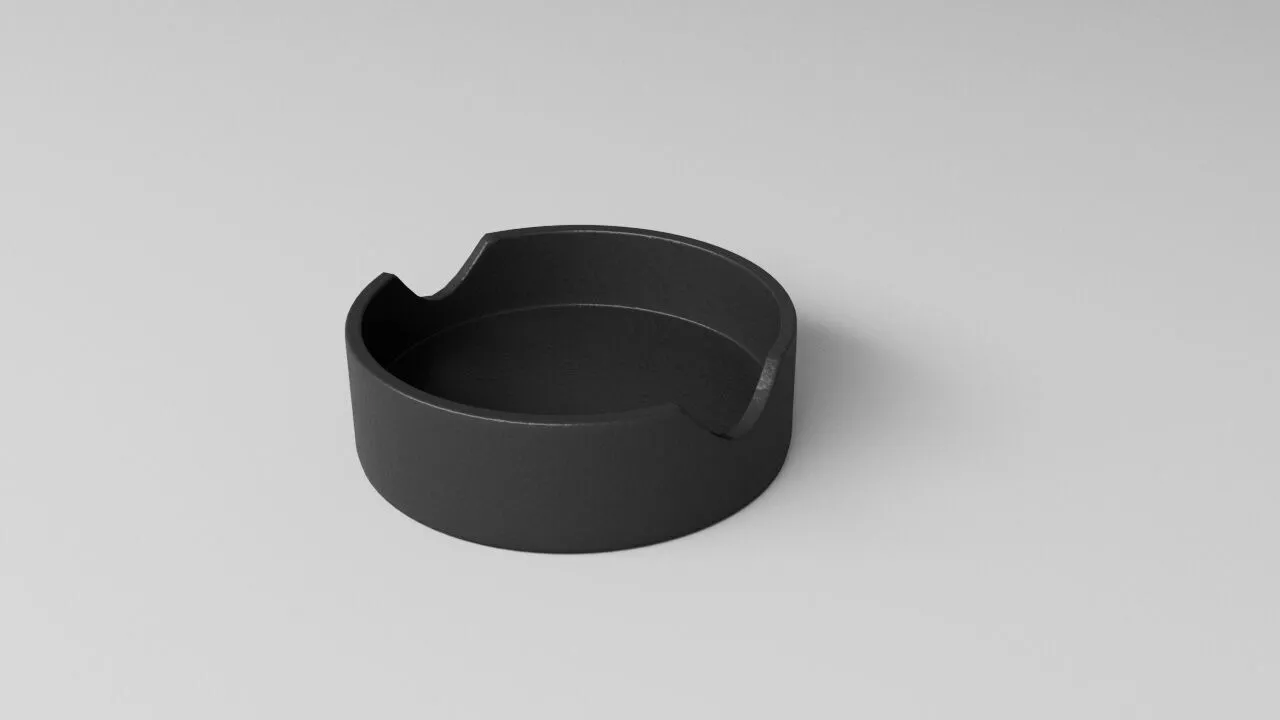 Round Ashtray - 1 3D model Free 3D model
