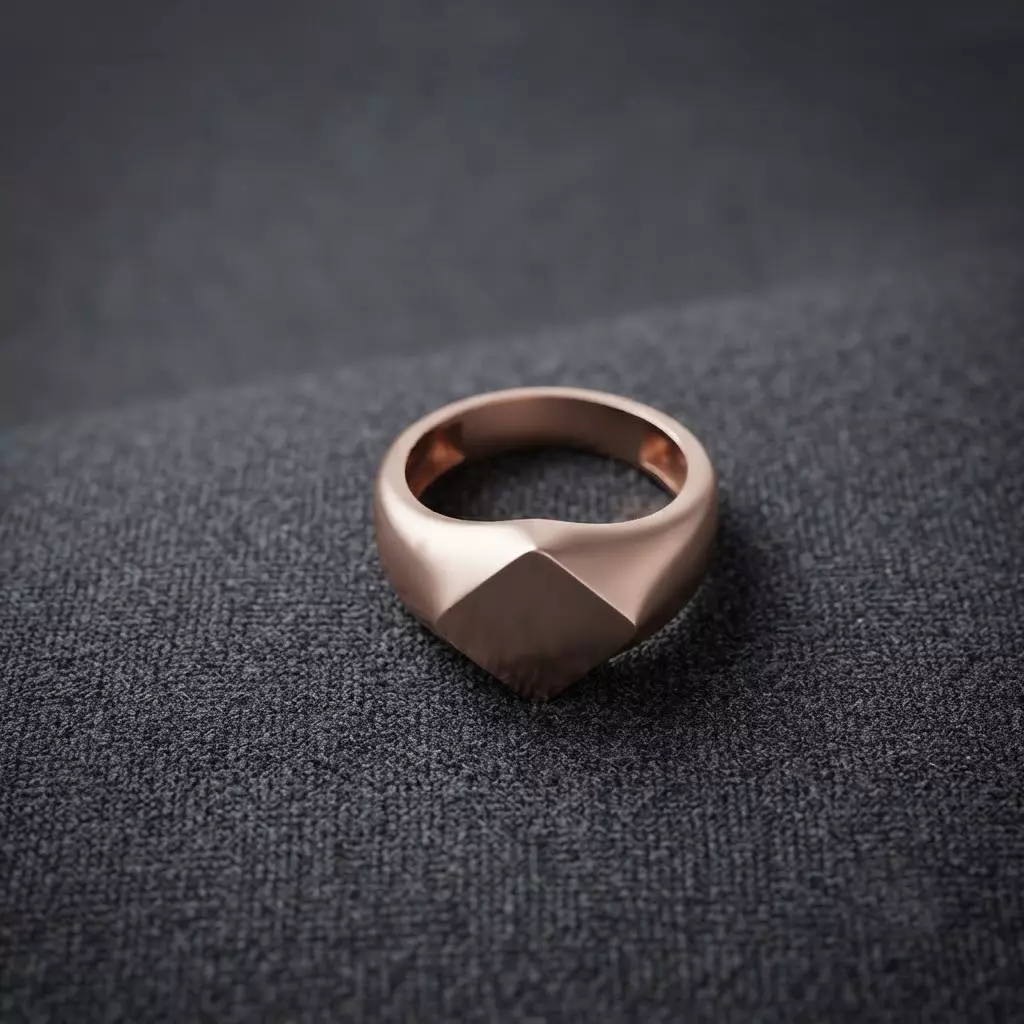Jewelry Signet Ring v5 S Size 3D print model