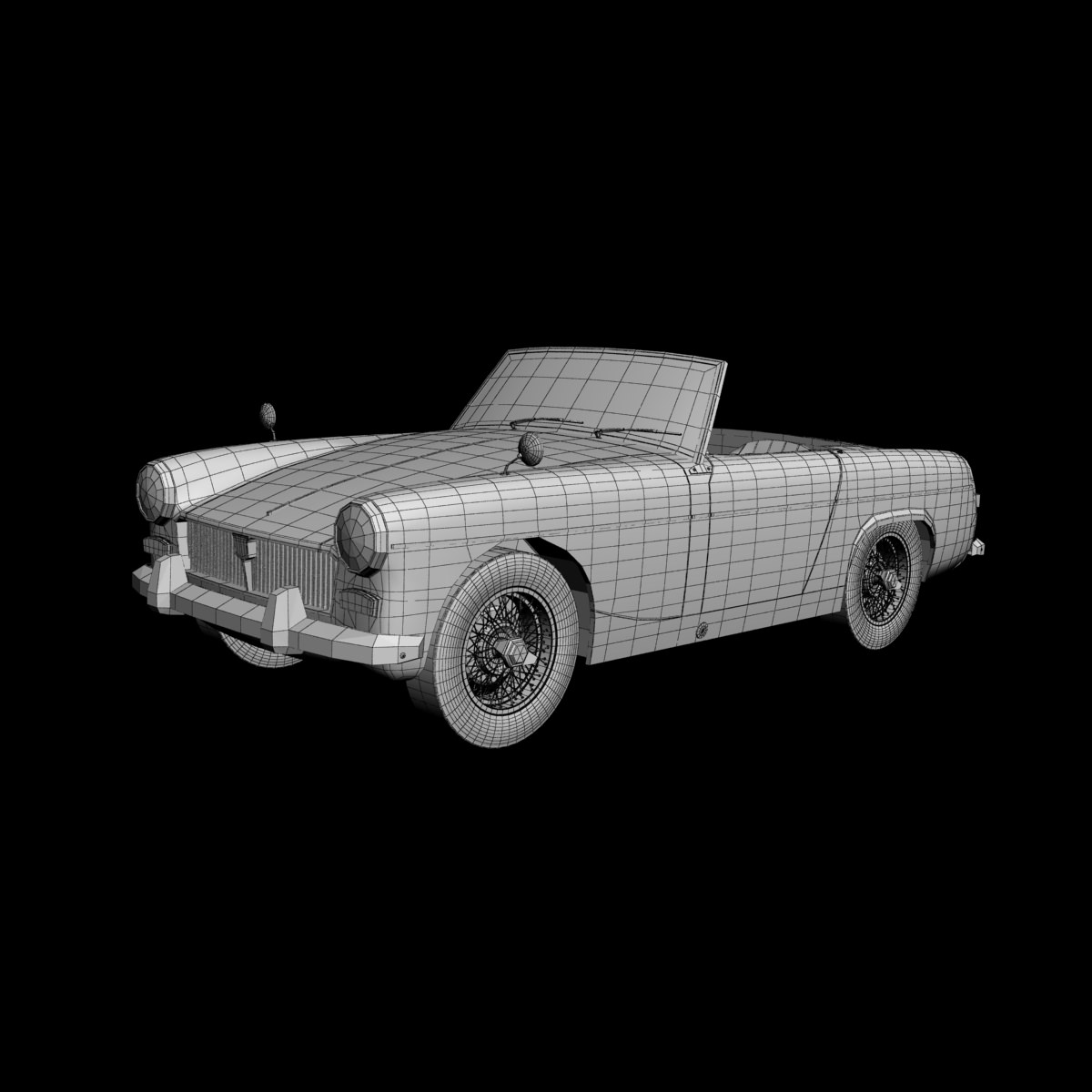 MG Midget Mk1 3D model_11
