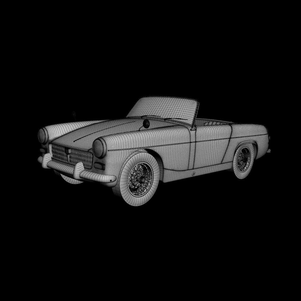 MG Midget Mk1 3D model_12