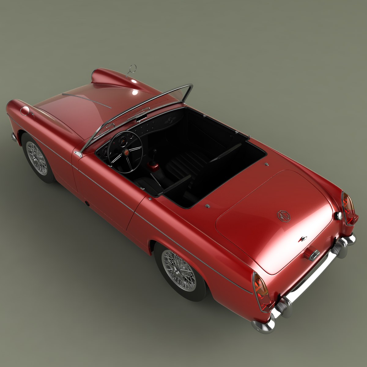 MG Midget Mk1 3D model_7