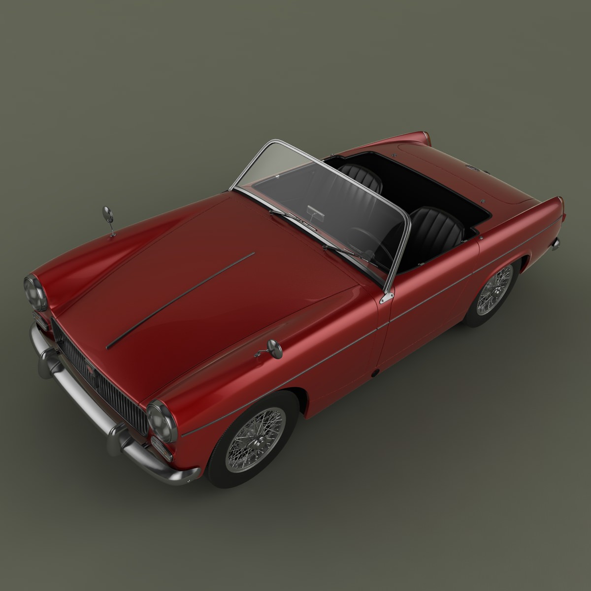 MG Midget Mk1 3D model_5