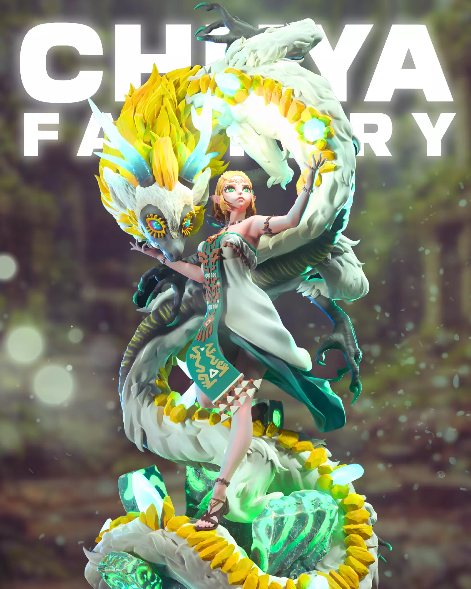 Princess Zelda - The Legend of Zelda - Chuya Factory 3D print model