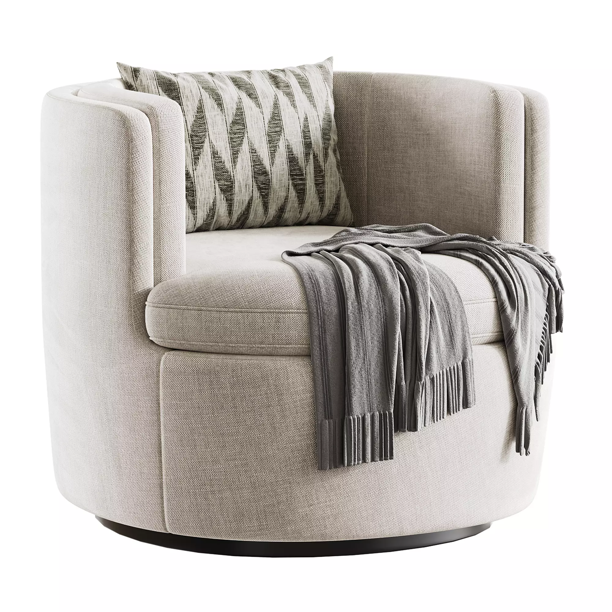 Rowland Swivel Chair 3D model