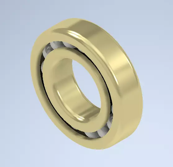 15-Ball Ball Bearing - Precision 3D Printable Mechanical Bearing 3D print model