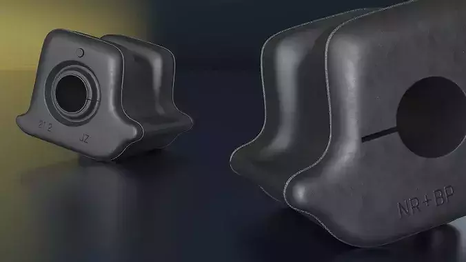 Left Stabilizer Bushing 3D model 5