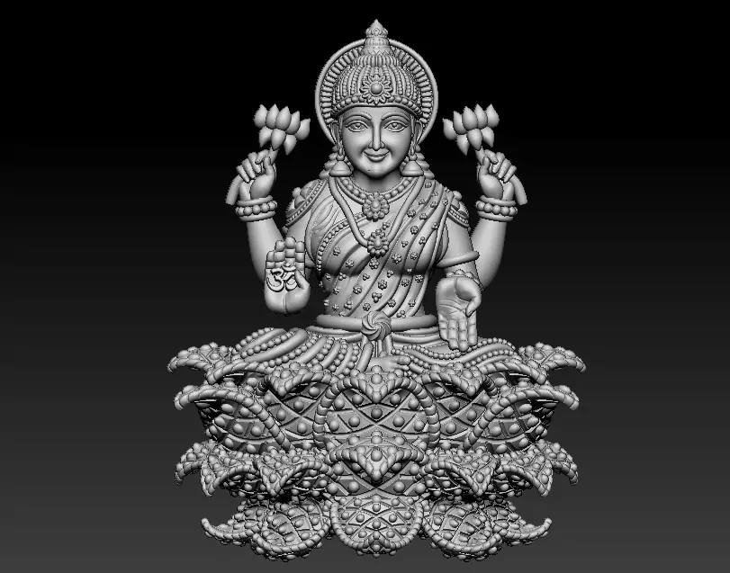 Laxmi Mata 3D print model 3D print model