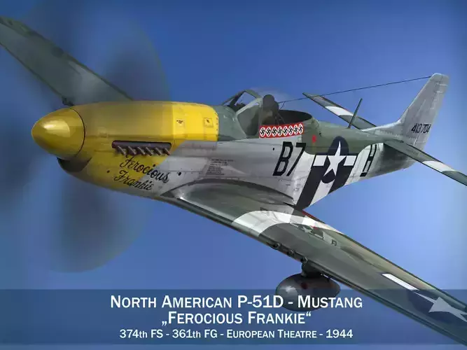 North American P-51D Mustang - Ferocious Frankie