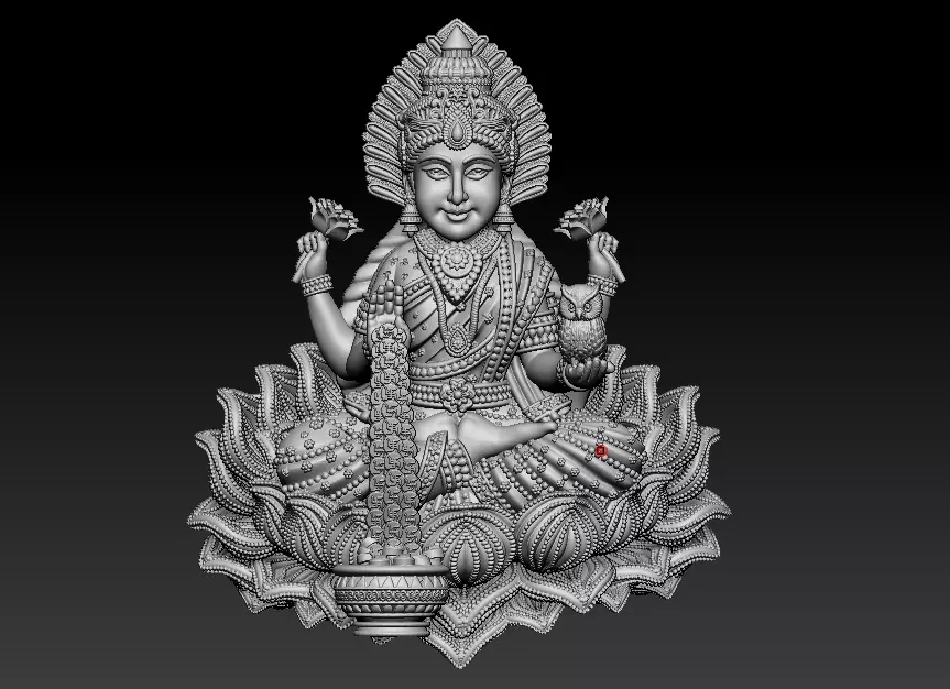 Laxmi Mata 3D print model 3D print model