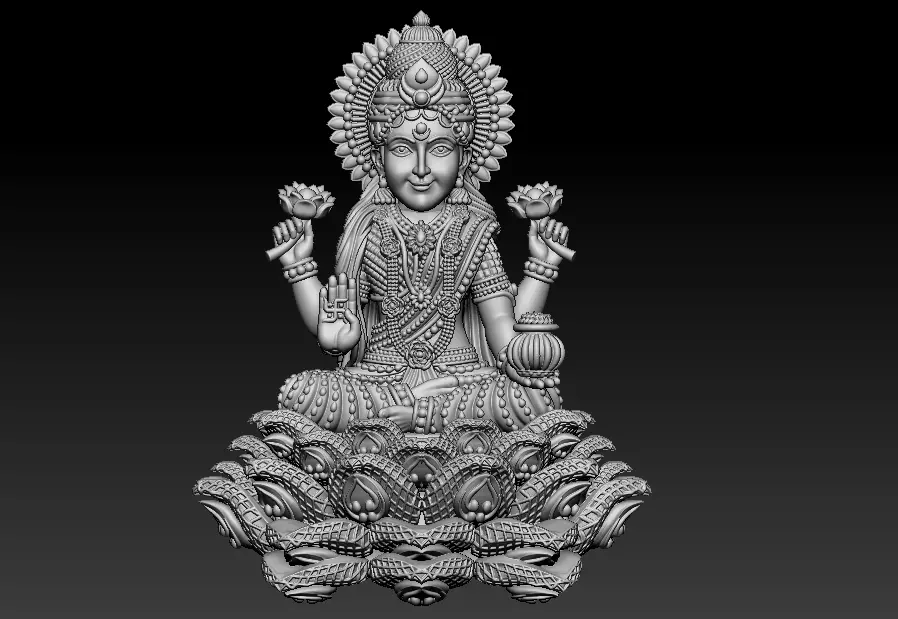 Laxmi Mata 3D print model 3D print model
