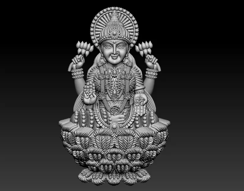 Laxmi Mata 3D print model 3D print model