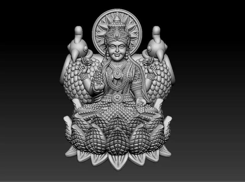 Laxmi Mata 3D print model 3D print model