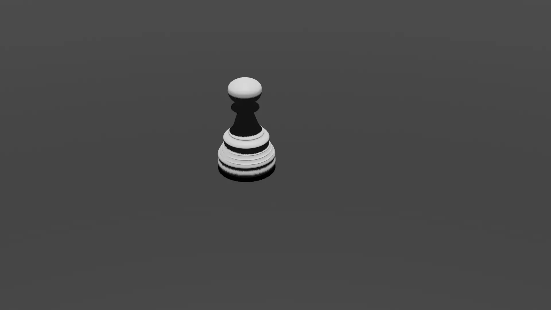 Conventional Chess Pawn 3D Model - Style STL OBJ GLB 3D print model