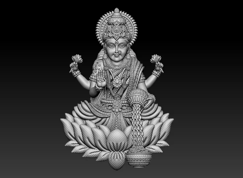 Laxmi Mata 3D print model 3D print model