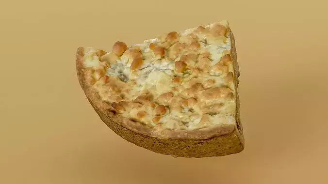Apple Pie Slice Baked Dessert Photogrammetry 3D Scan PBR Low-poly 3D model