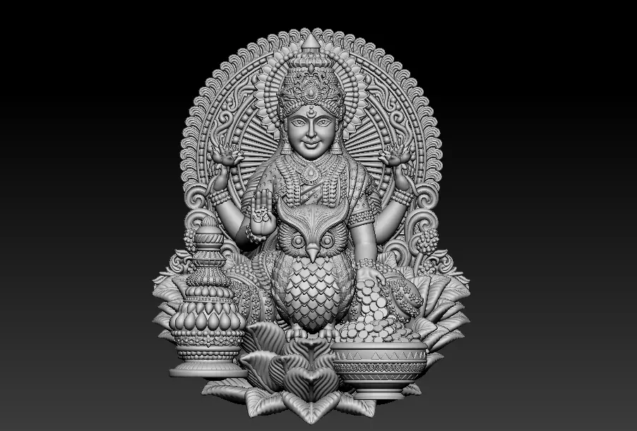 Laxmi Mata 3D print model 3D print model