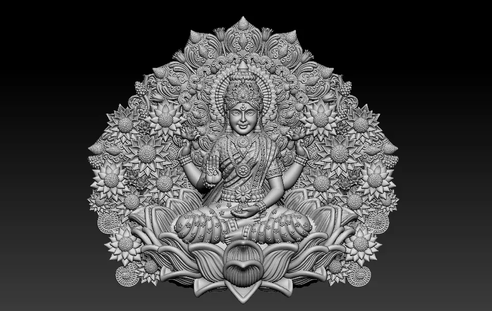 Laxmi Mata 3D print model 3D print model