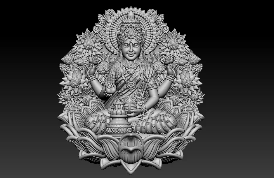 Laxmi Mata 3D print model 3D print model