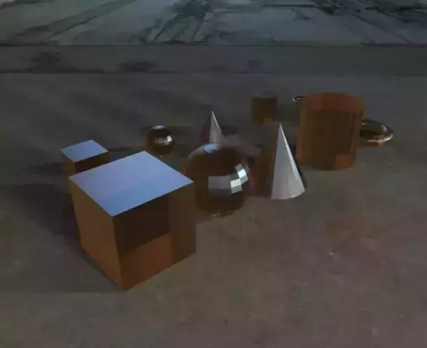 Free primitive objects for test printing V1 2 Free 3D print model
