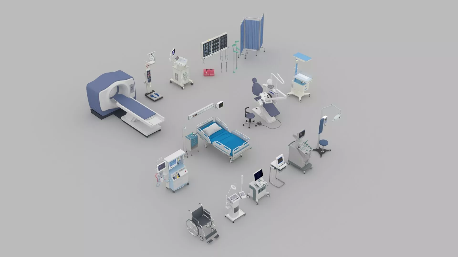 First Medical Equipment Pack 3D model