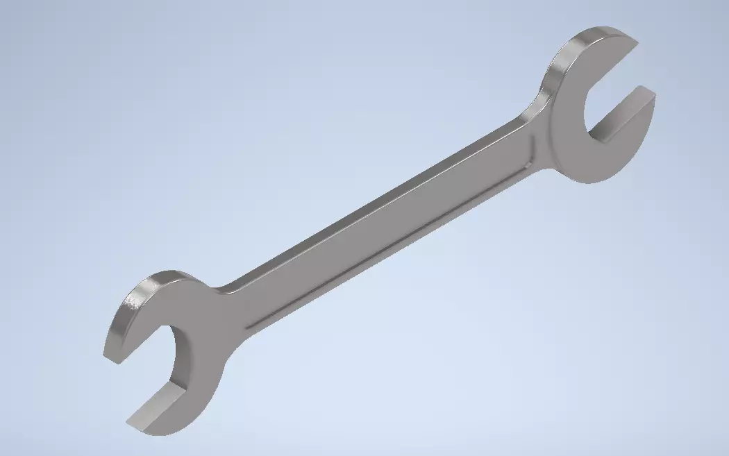Universal 3D Printable Wrench - Durable DIY Hand Tool 3D print model
