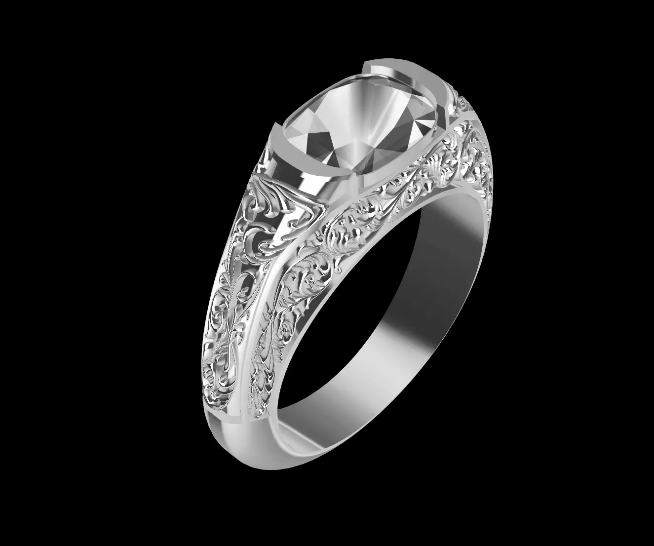 Fancy Ring 3D print model