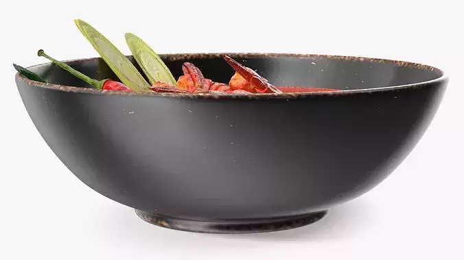 Tom Yum Soup 3D model 7