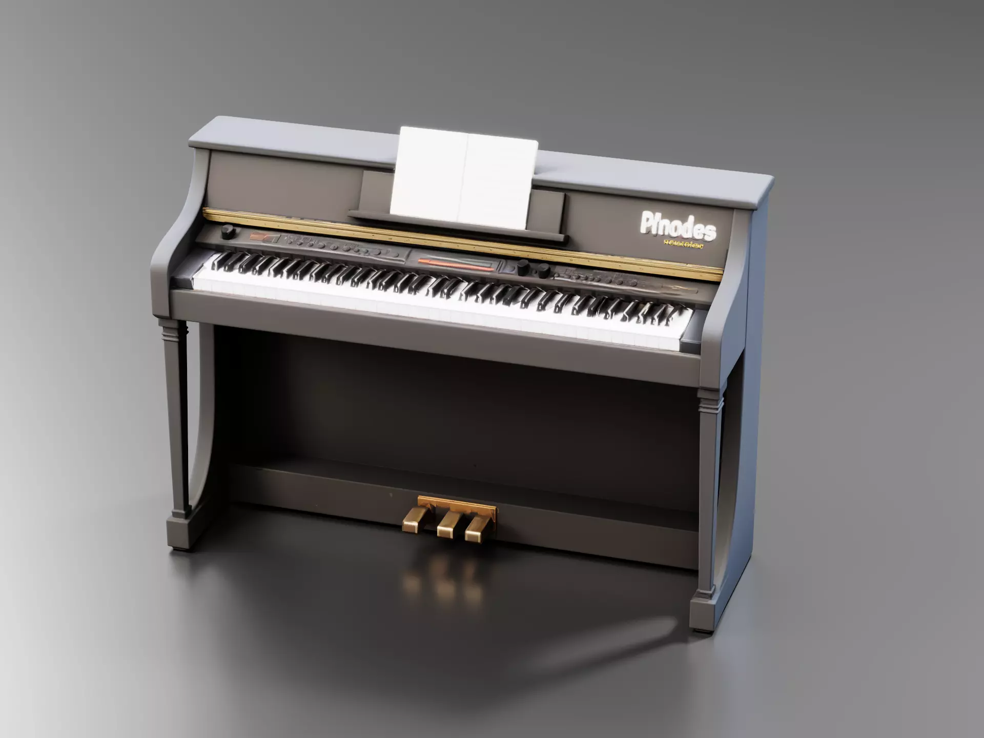 Electric Piano 3D print model