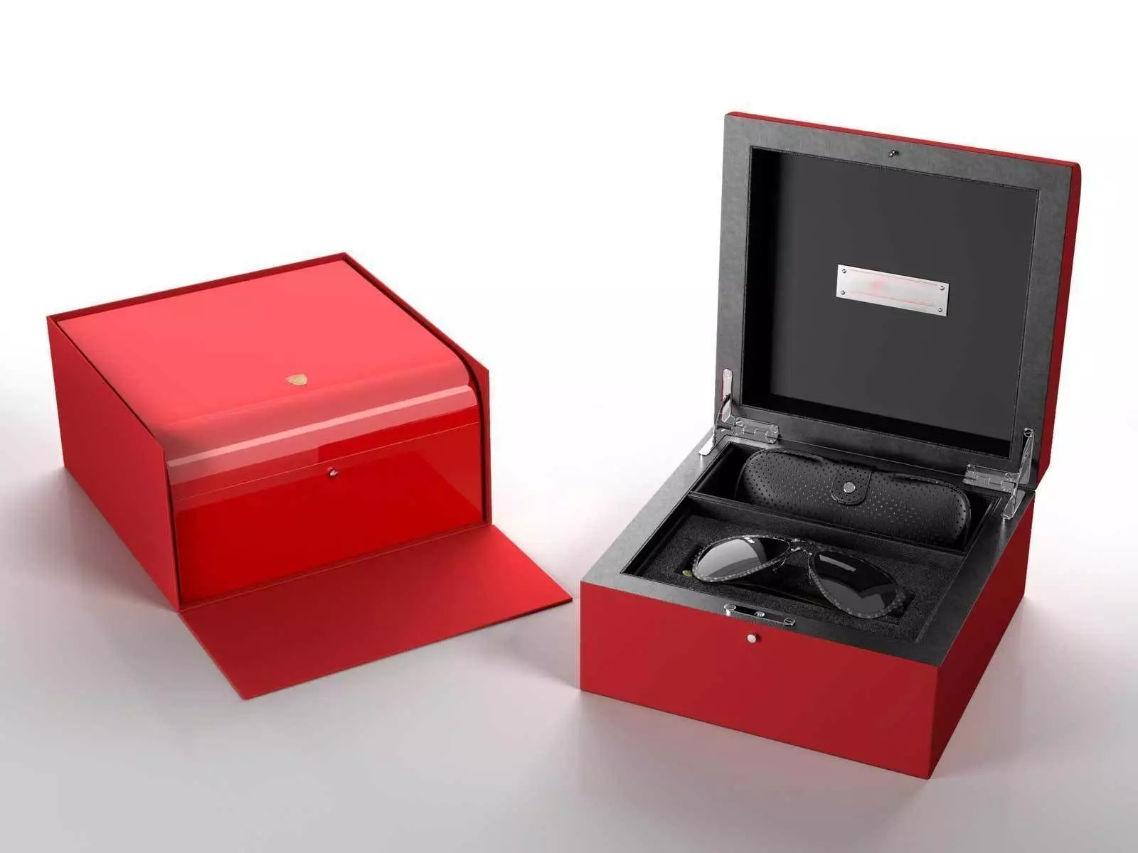 Sunglasses in Box 3D model