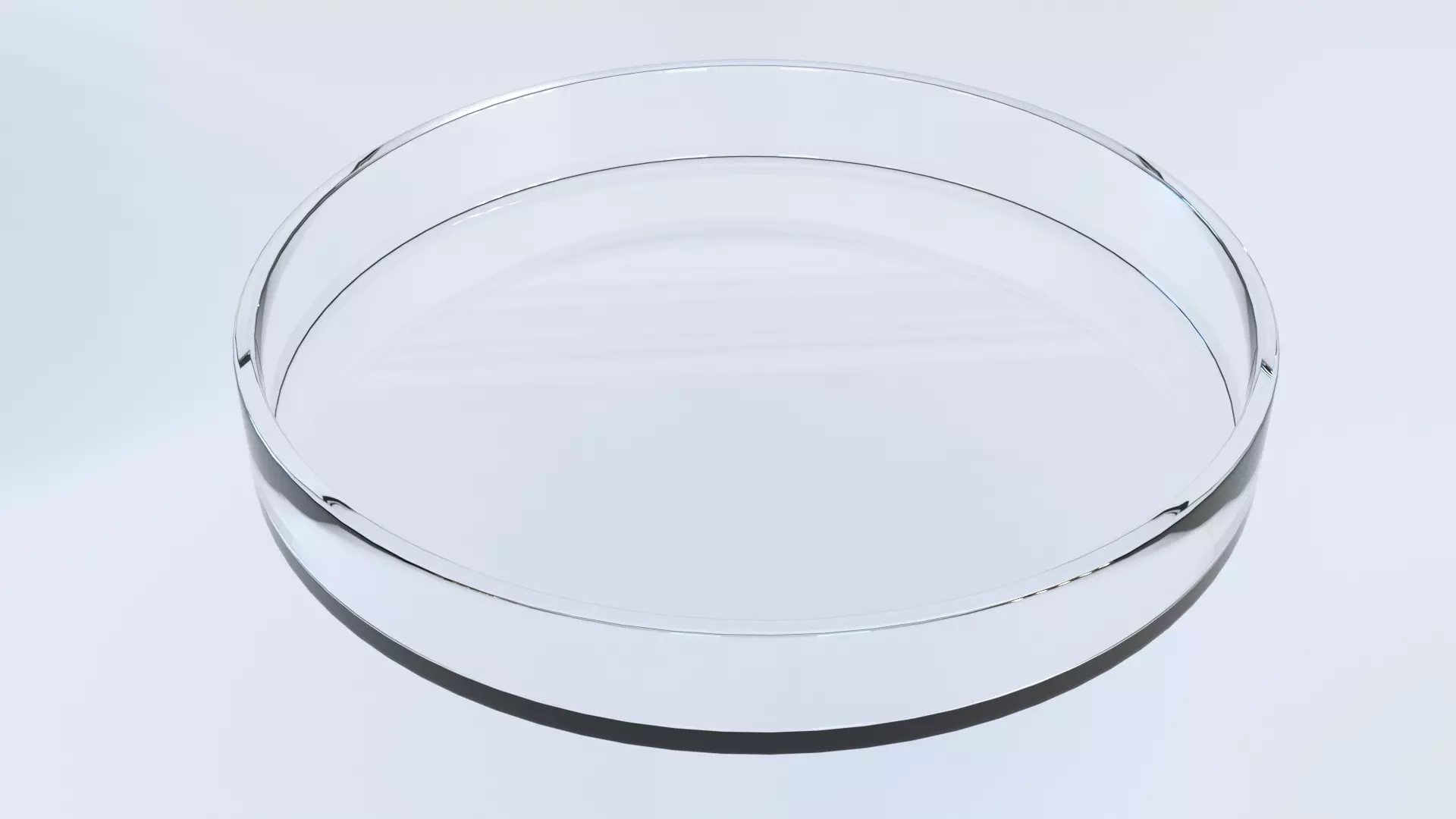 Petri Dish PBR 4 Low-poly 3D model