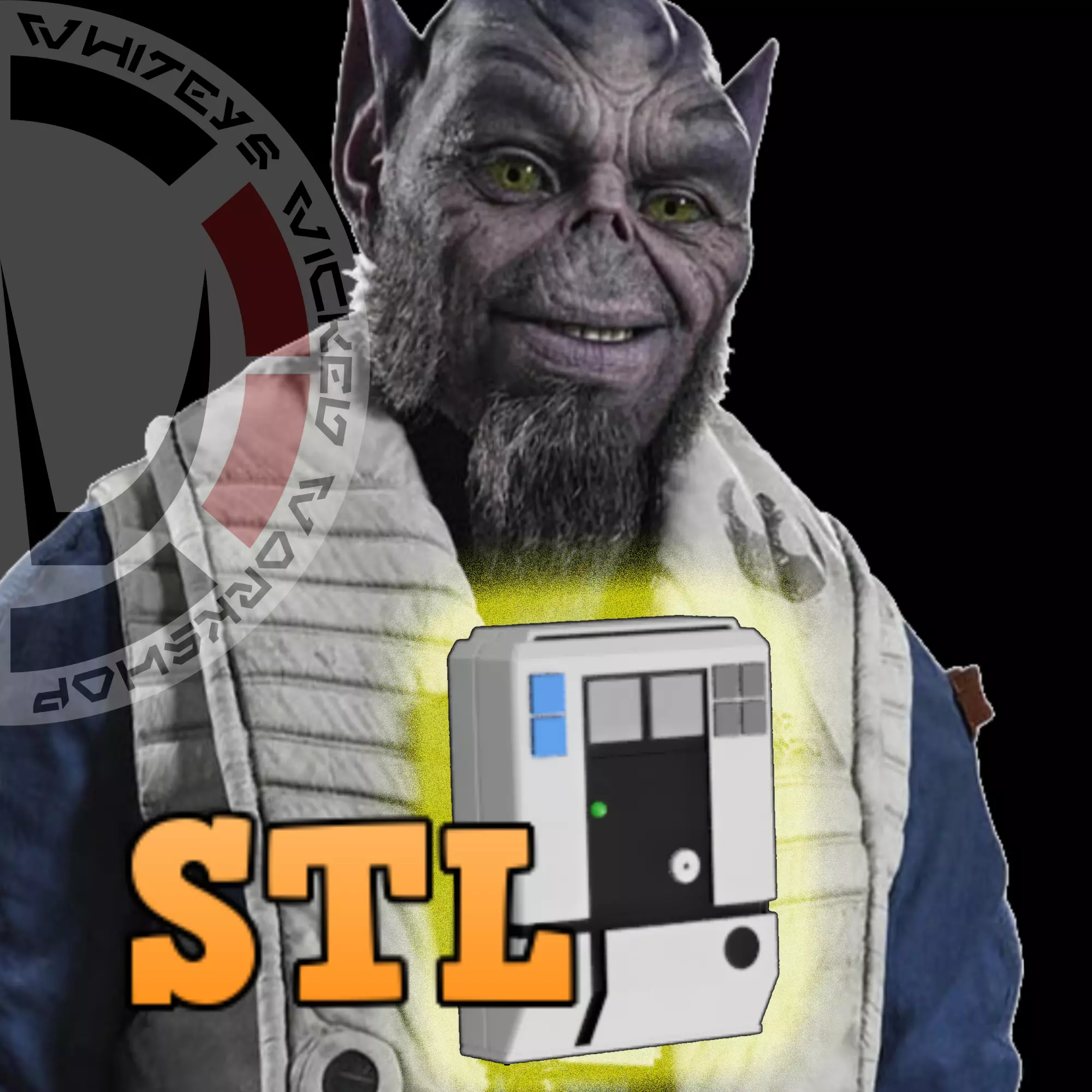 Zeb Orrelios Chest Piece Cosplay 3D Print STL 3D print model