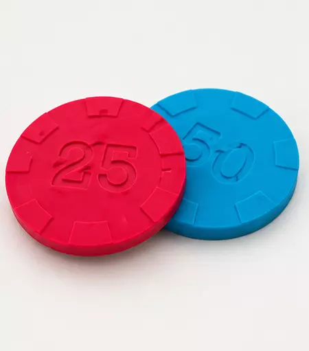 Casino Poker Chip Set Low-poly 3D model