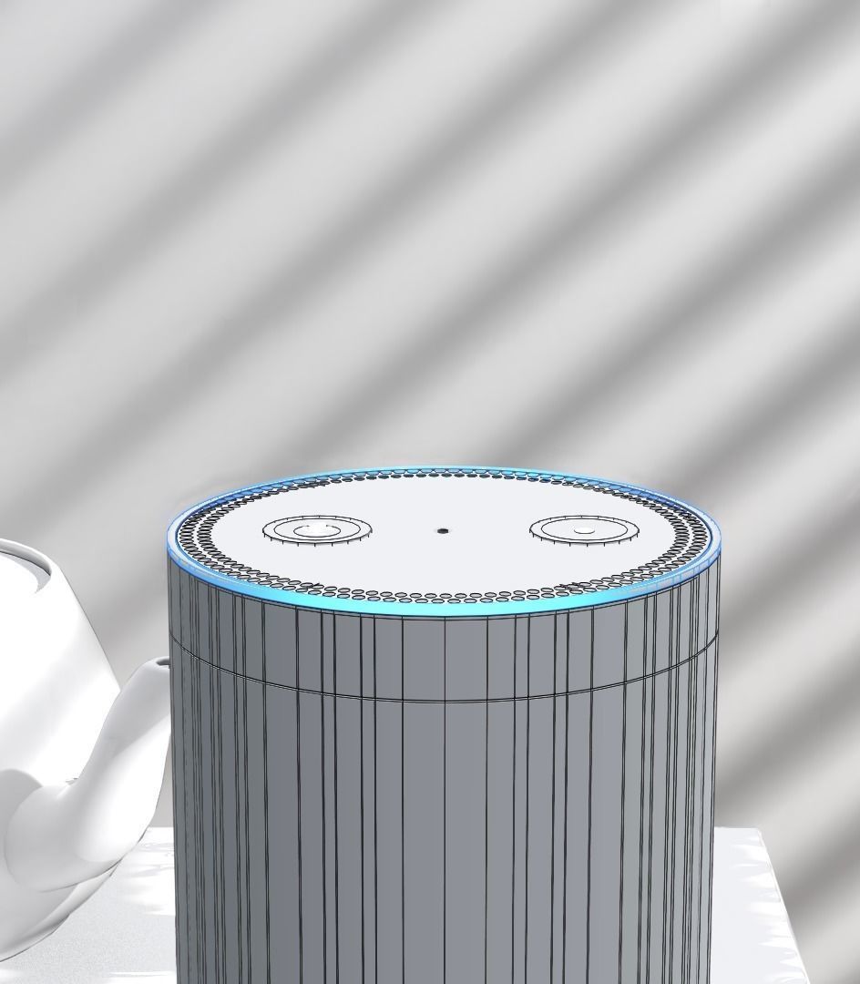 Amazon Echo Alexa 3D model_4