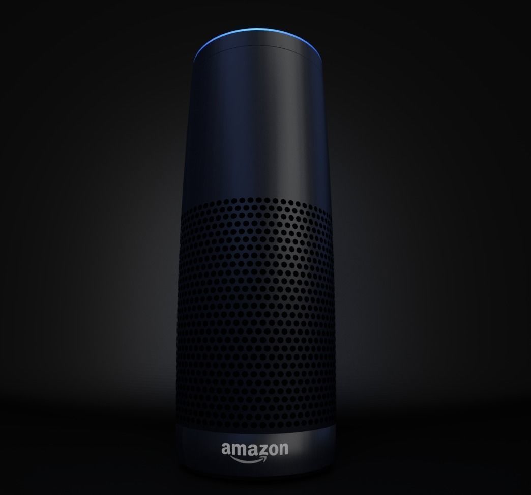Amazon Echo Alexa 3D model_10