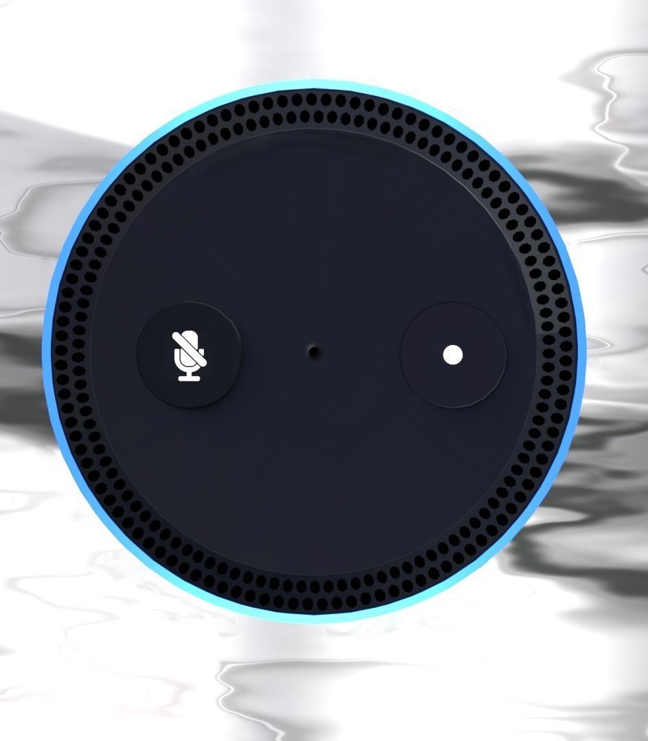 Amazon Echo Alexa 3D model_6
