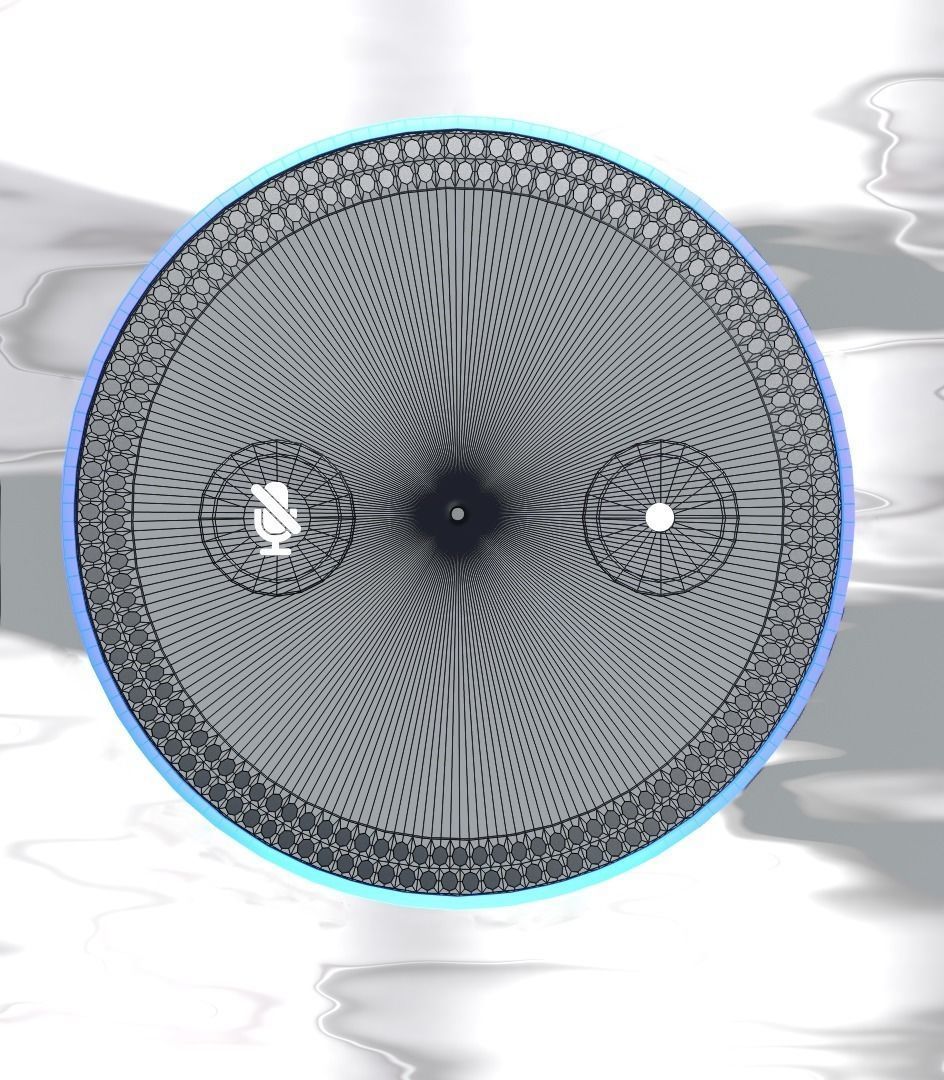 Amazon Echo Alexa 3D model_7