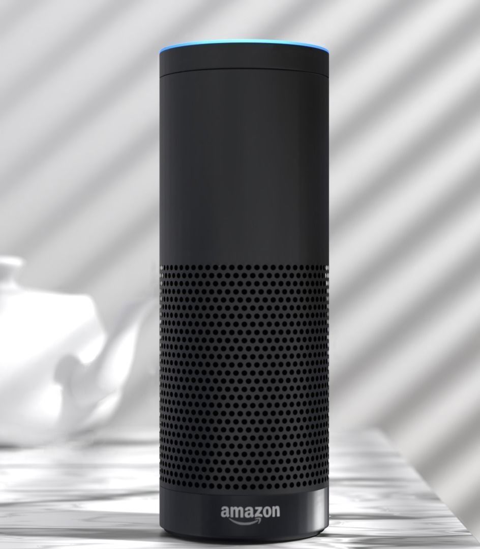 Amazon Echo Alexa 3D model_0