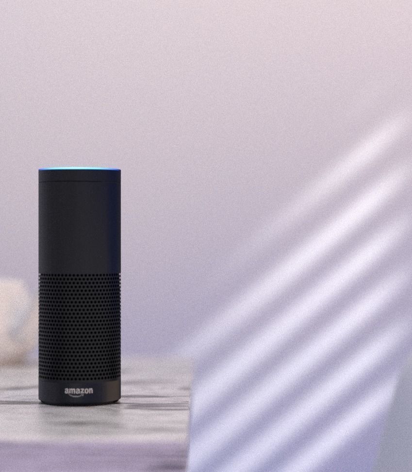 Amazon Echo Alexa 3D model_9