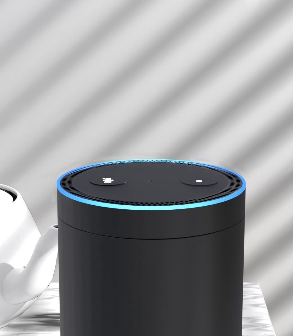 Amazon Echo Alexa 3D model_3