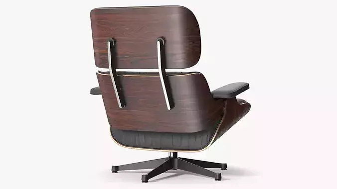 Lounge Chair Polisander 3D model 6