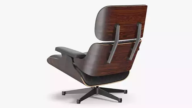 Lounge Chair Polisander 3D model 5