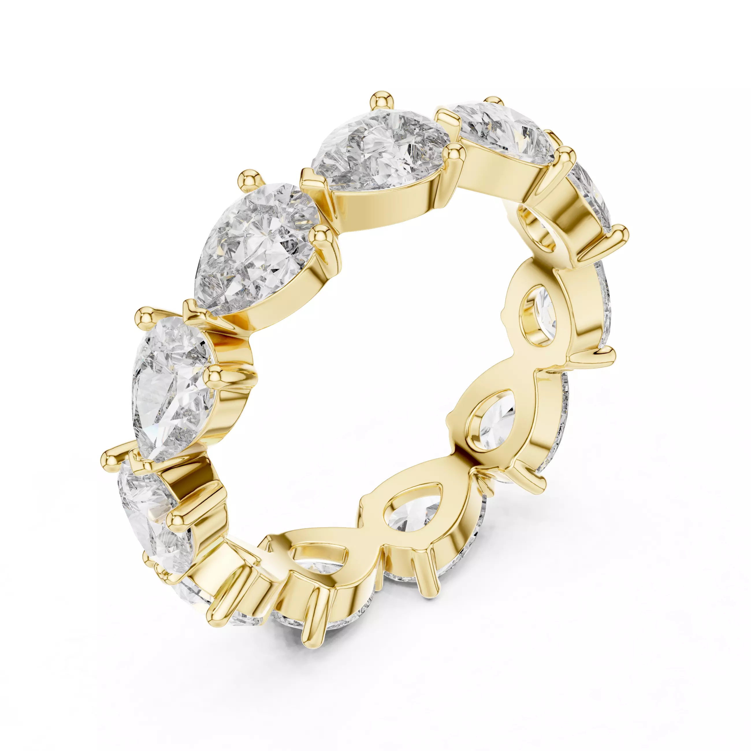 Women Ring Render 3dm STL MP4 Details 3D print model