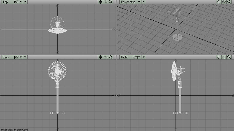Fan - Standing 3D model_4